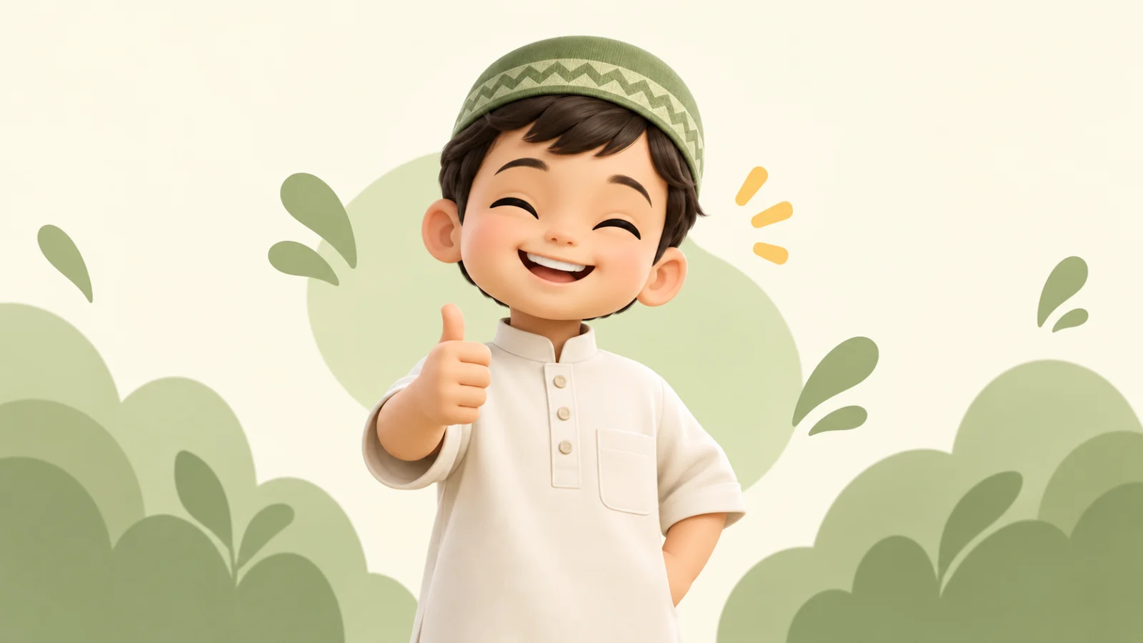 Ilustrasi kenyamanan emosional anak