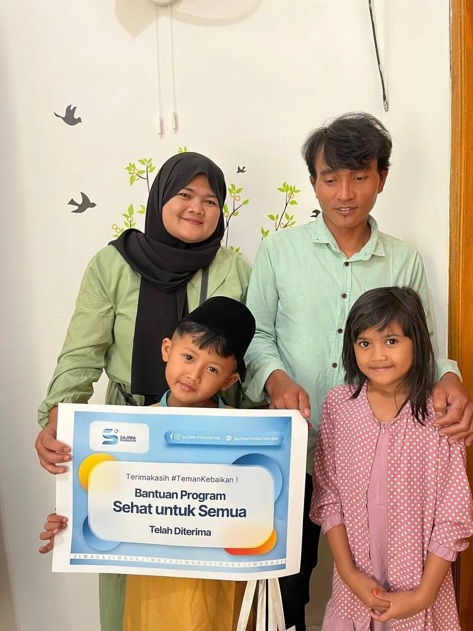 Penyerahan dukungan kepada keluarga